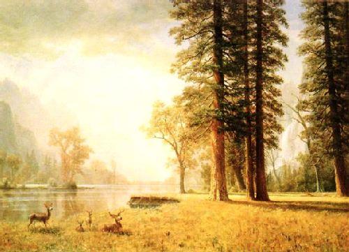 Albert Bierstadt Hetch Hetchy Valley Spain oil painting art